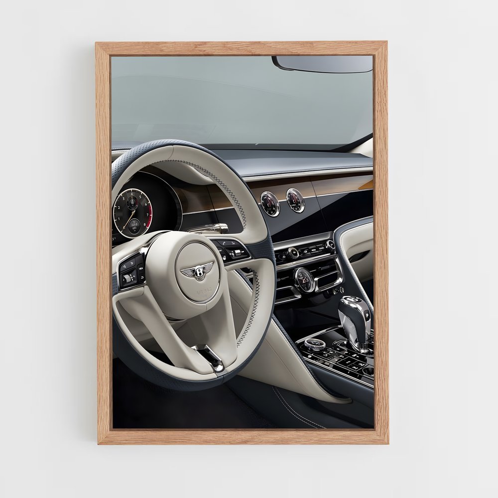 Poster Intérieur Jaguar – affiche Bentley (vue 4)